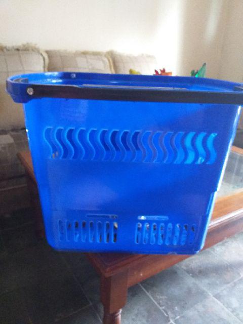 Keranjang Belanja / Troli / Trolley Basket Rovega Bas-01 Biru