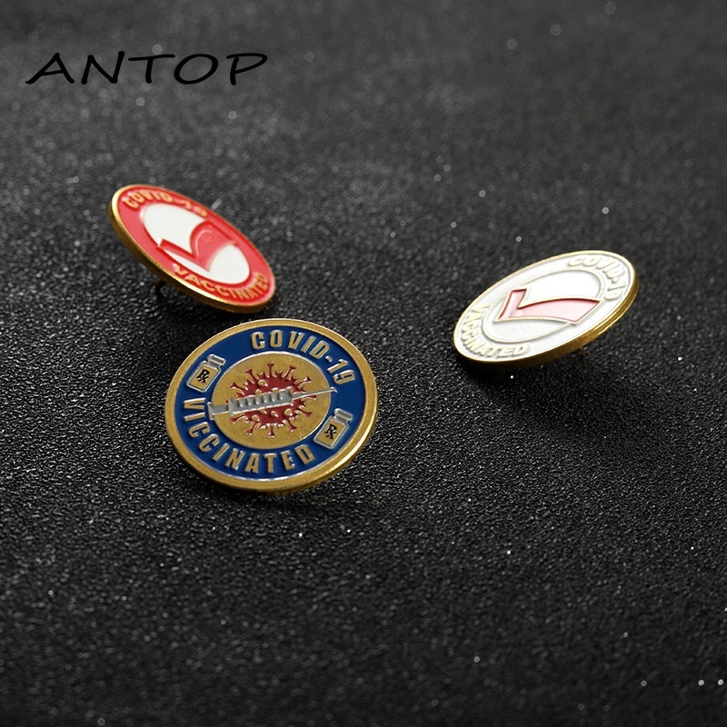 Pop-Enamel Pin Lapel Lencana Bros Aksesoris Fashion ANTOP