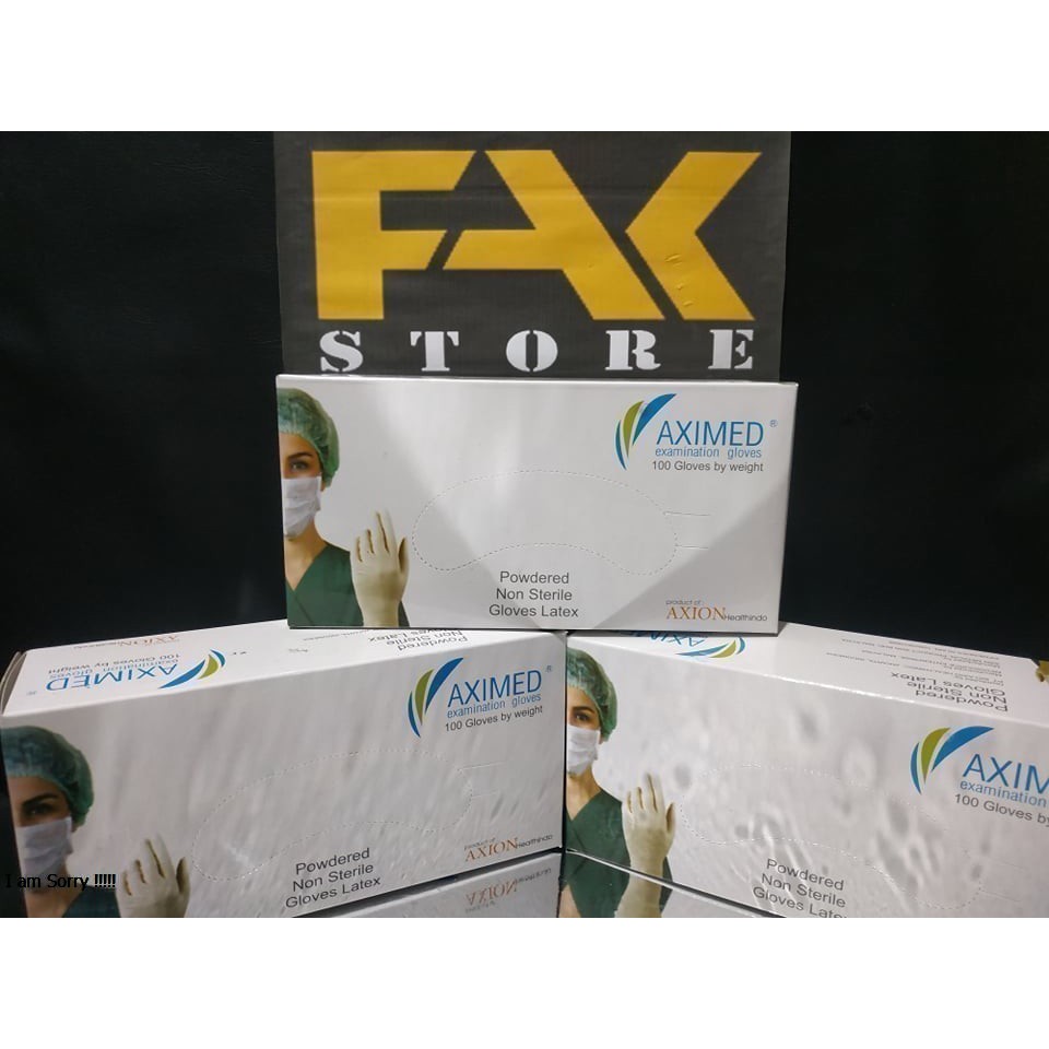 Sarung Tangan LATEX AXIMED Powdered