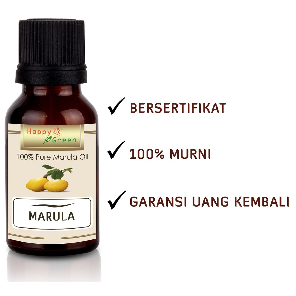 Happy Green Marula Oil - Minyak Marula 100% Murni &amp; Natural