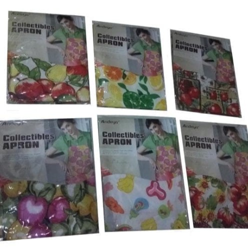 Celemek Masak Dapur Waterproof Motif