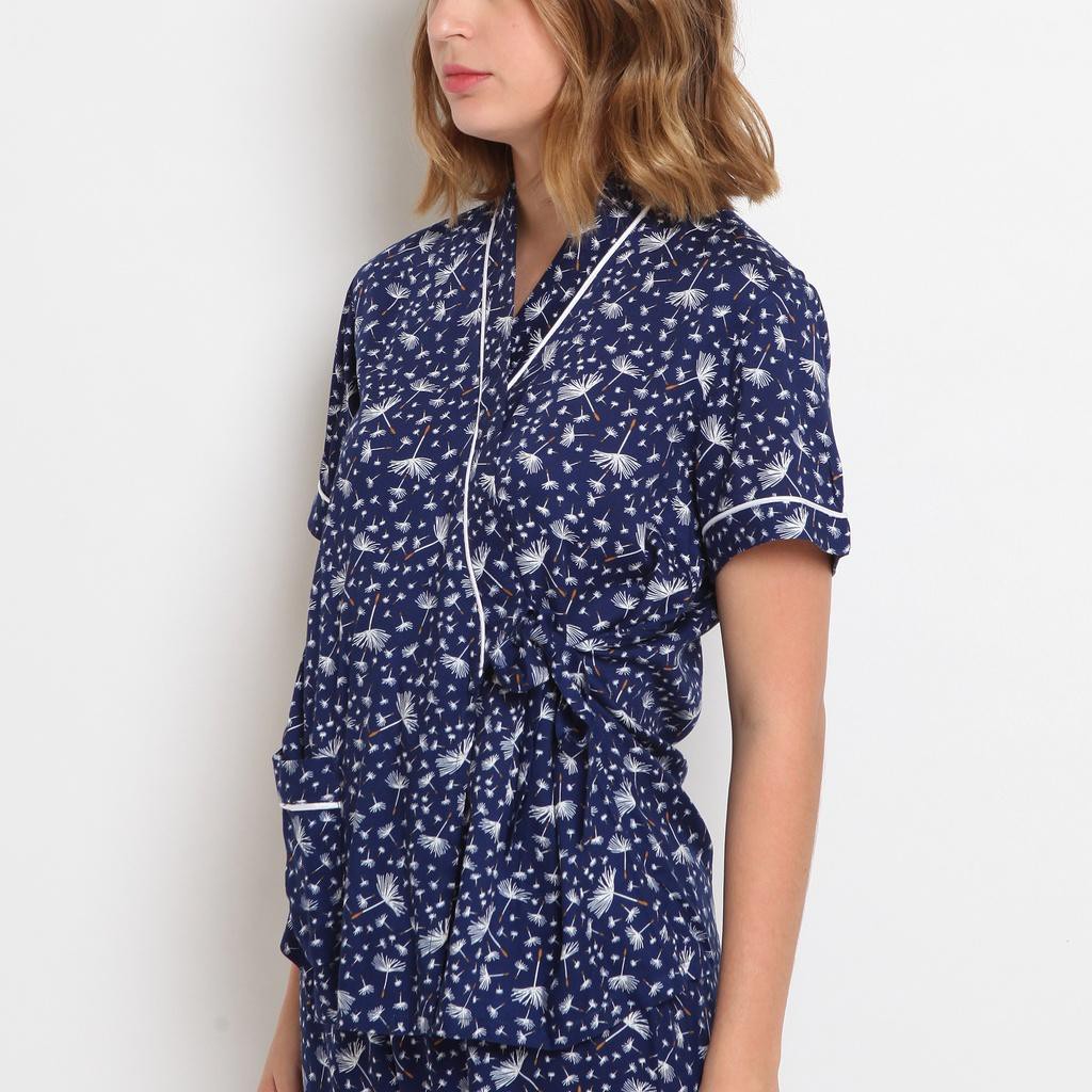 TRANSMART - VIRGINIA Piyama Kimono Bunga Tipis Mp1819