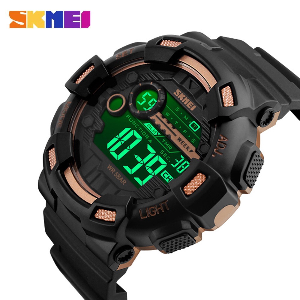 SKMEI 1243/1472 Jam Tangan Pria Digital Dual Time Anti Air WK-SBY