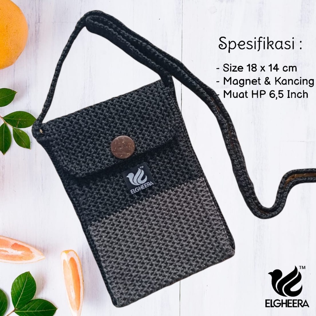 Tas HP rajut kombi by Elgheera/ Tas Rajut HP Polet