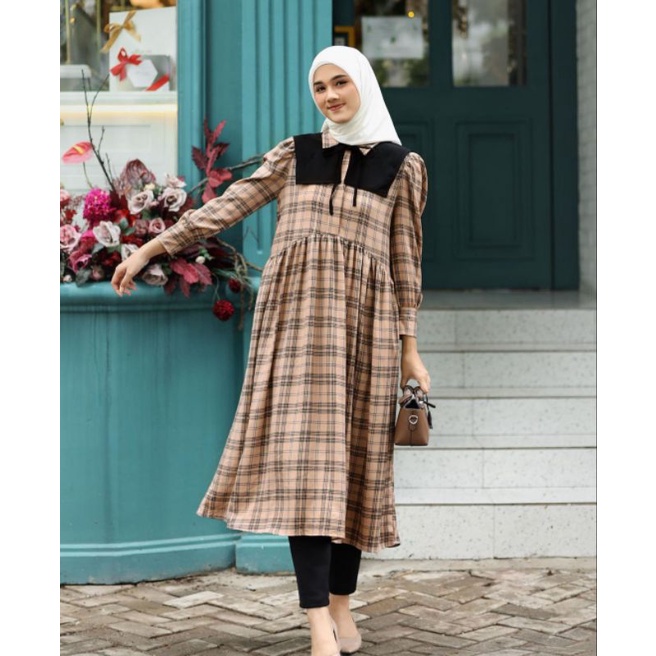 KARNIKA MIDI DRESS MOCCA BY GEULIS