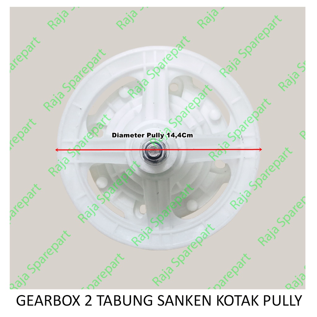 Gearbox Mesin Cuci 2 Tabung Sanken Kotak Kecil GB12