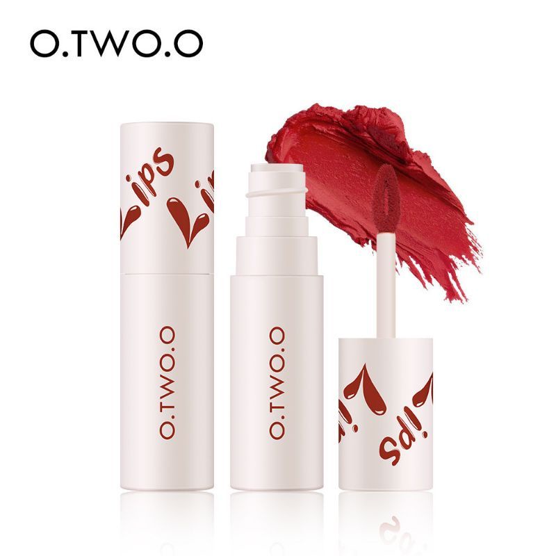 (2 in 1) O.two o Lipcream and blush o.two.o Velvet Matte Lipcream Blush 2in1 BPOM