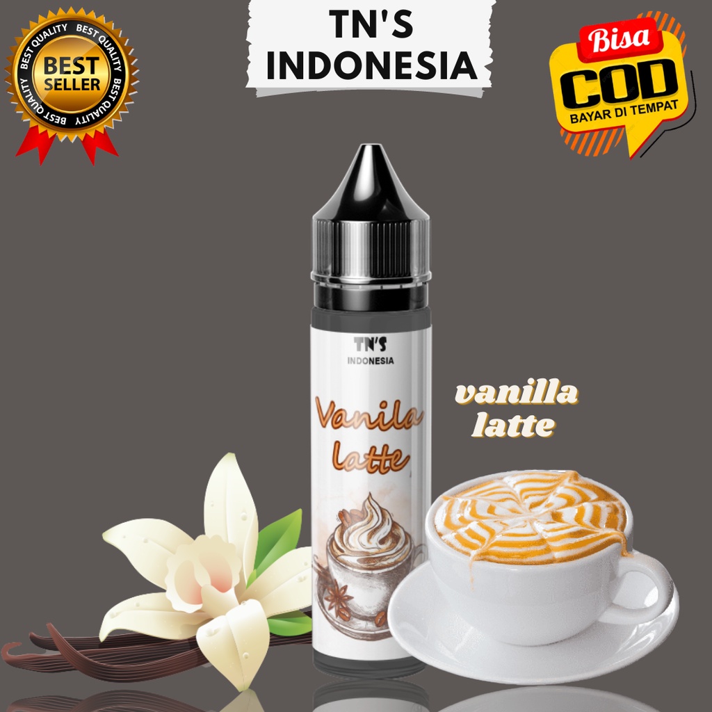 Liquids 60ml rasa vanilla latte. likuids pods dan vapee.