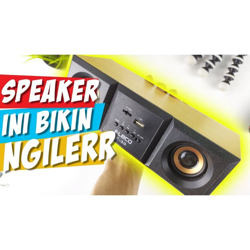 SPEAKER PORTABLE FLECO F-30 / SPEAKER FLECO / SPEAKER KOMPUTER PORTABLE