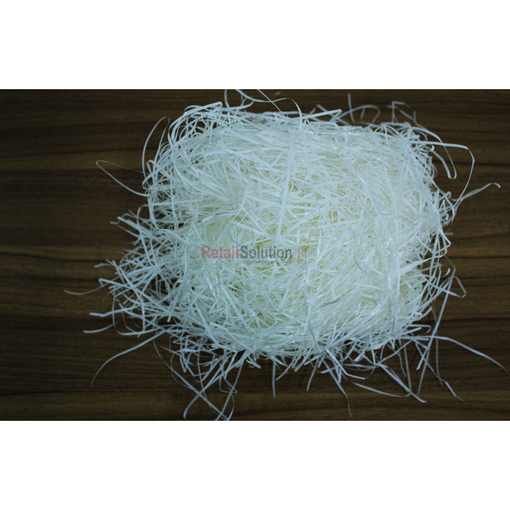 Kertas Cacah Shredded Serut 1KG - White Putih untuk Packing Souvenir