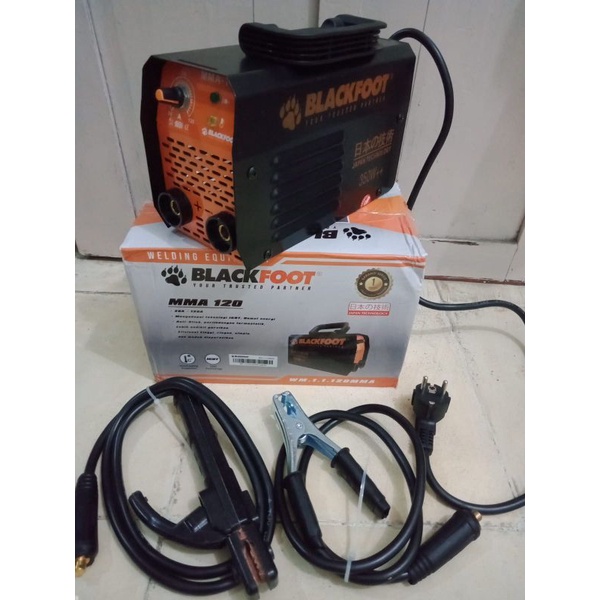 Mesin Las Inverter MMA120 350W Blackfoot