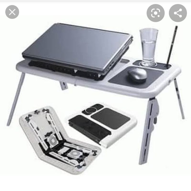 Preloved meja laptop portable/meja lipat preloved.