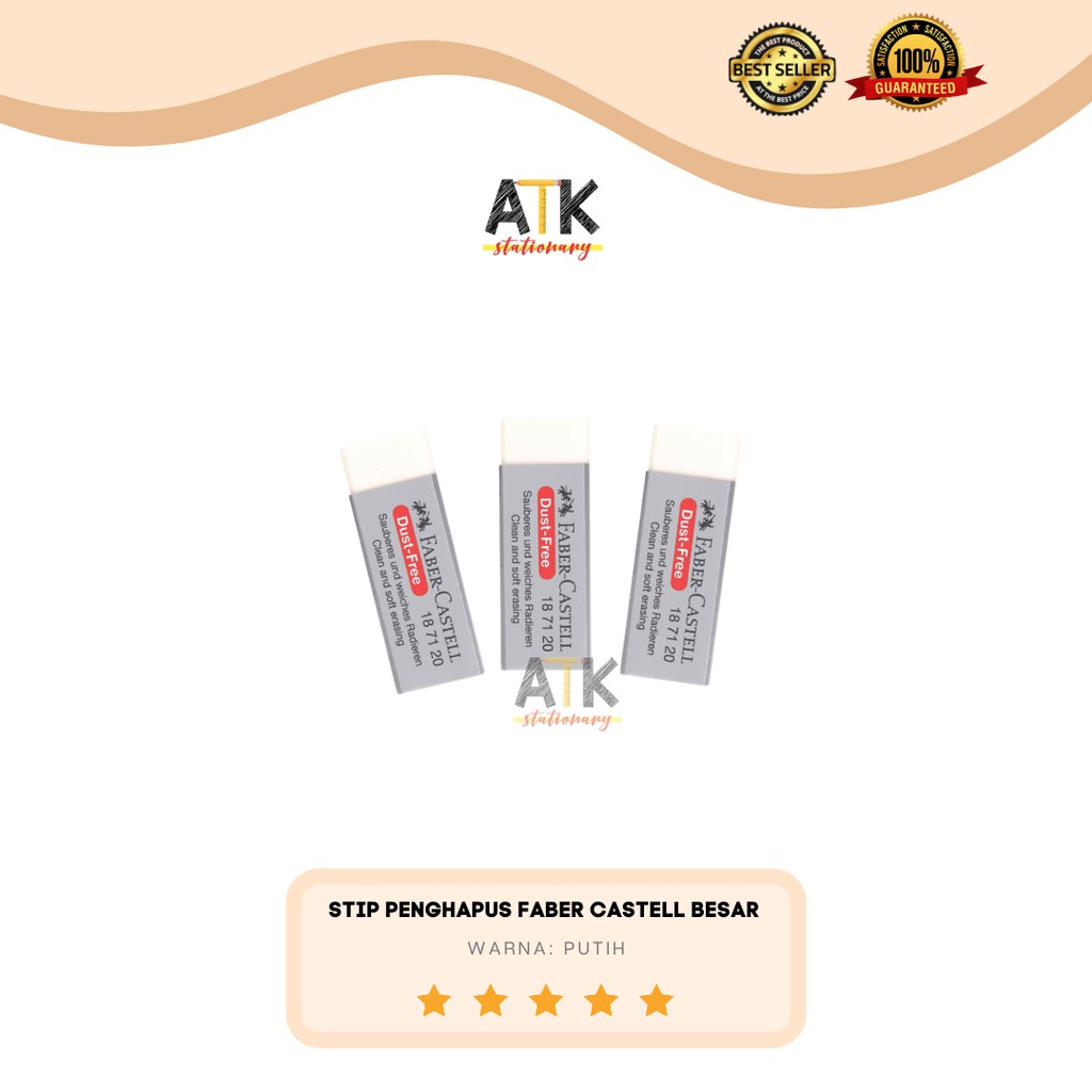 

Stip Penghapus Faber Castell Besar Putih atk