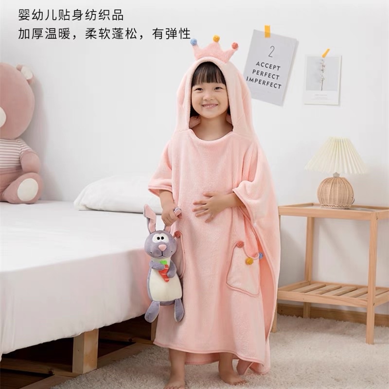 HANDUK ANAK KARAKTER / HANDUK MANDI LEMBUT MOTIF UNICORN / HANDUK MANDI KUPING TIMBUL ANAK / HANDUK DAYA SERAP TINGGI / KIMONO ANAK MOTIF LUCU/ CUTE HOODIE TOWEL / PIYAMA KIMONO ANAK PEREMPUAN &amp; LAKI-LAKI