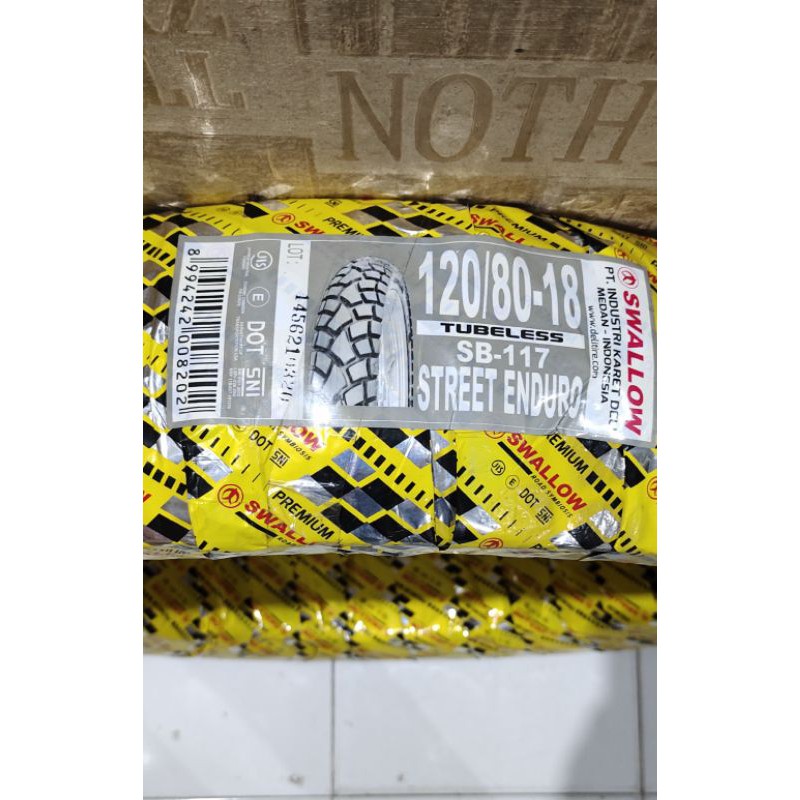 Ban Swallow 120/80 - 18 SB 117 Street Enduro Tubeless