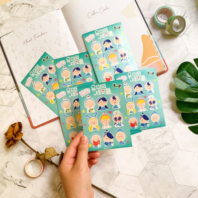

(Minimal Order 2) Dekorasi Scrapbook Kiss Cut Sticker Emosi