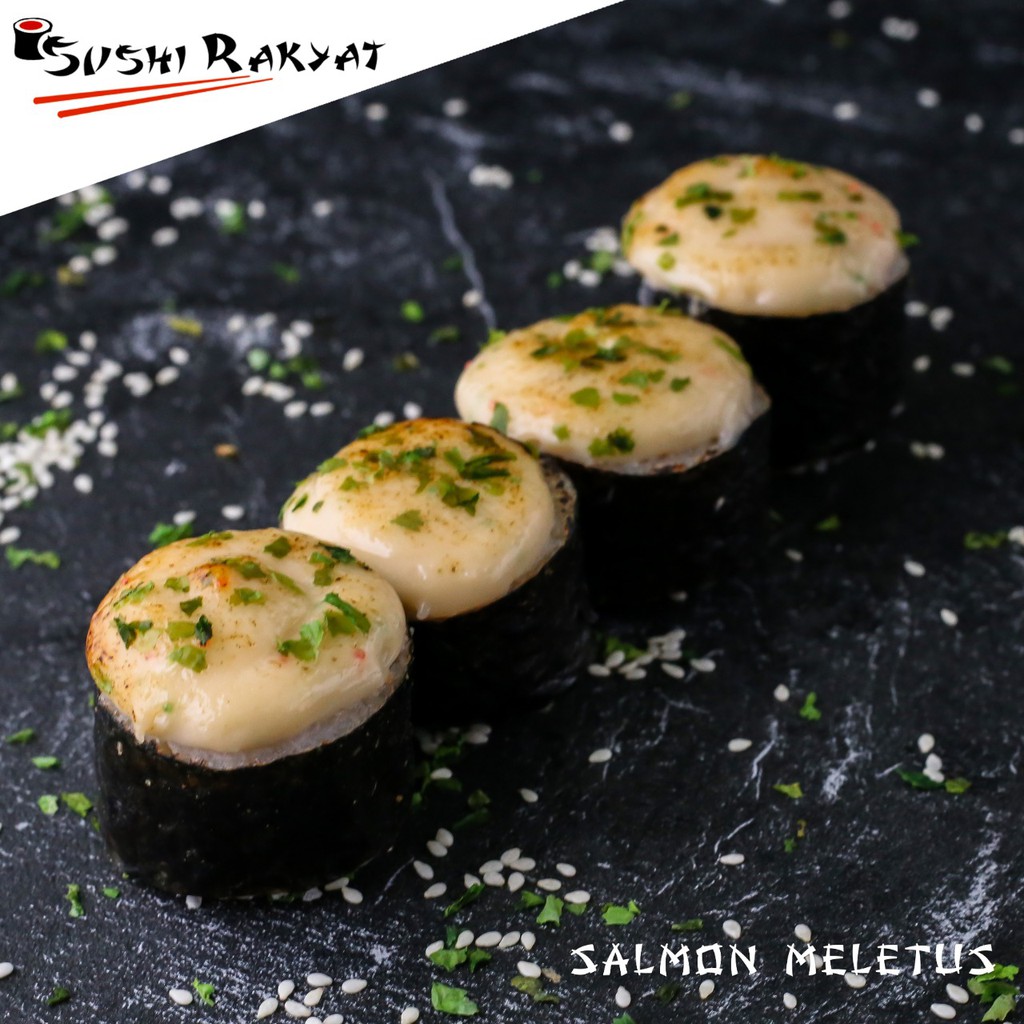 

SushiRakyat Salmon Meletus Isi 4pcs/8pcs