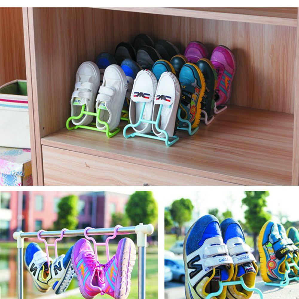 Suyo Rak Pengering Sepatu Rak Multi Fungsi Lemari Pakaian Anak Organizer Kids Shoes Hanging