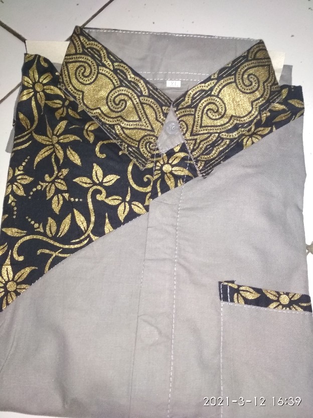 Rfn Santa Ricci Kemeja Pria Reguler Motif Murah Hitam Navy Biru Langit Putih Abu Tua Elektrik Maroon