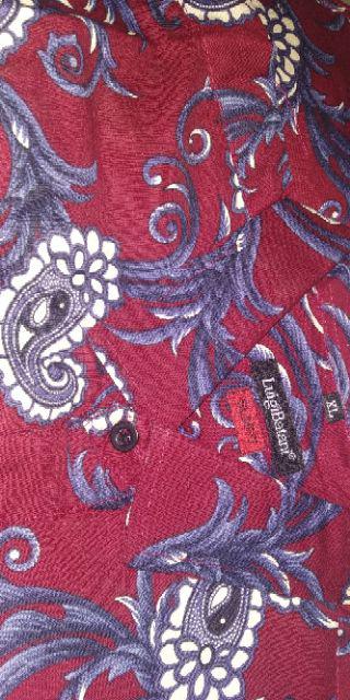 Kemeja Batik Pria Slim Fit Lengan Panjang Kualitas Mall Elite Lbl147