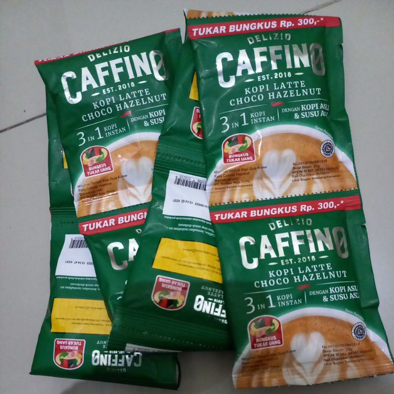 

delizio caffino kopi latte choco hazelnut