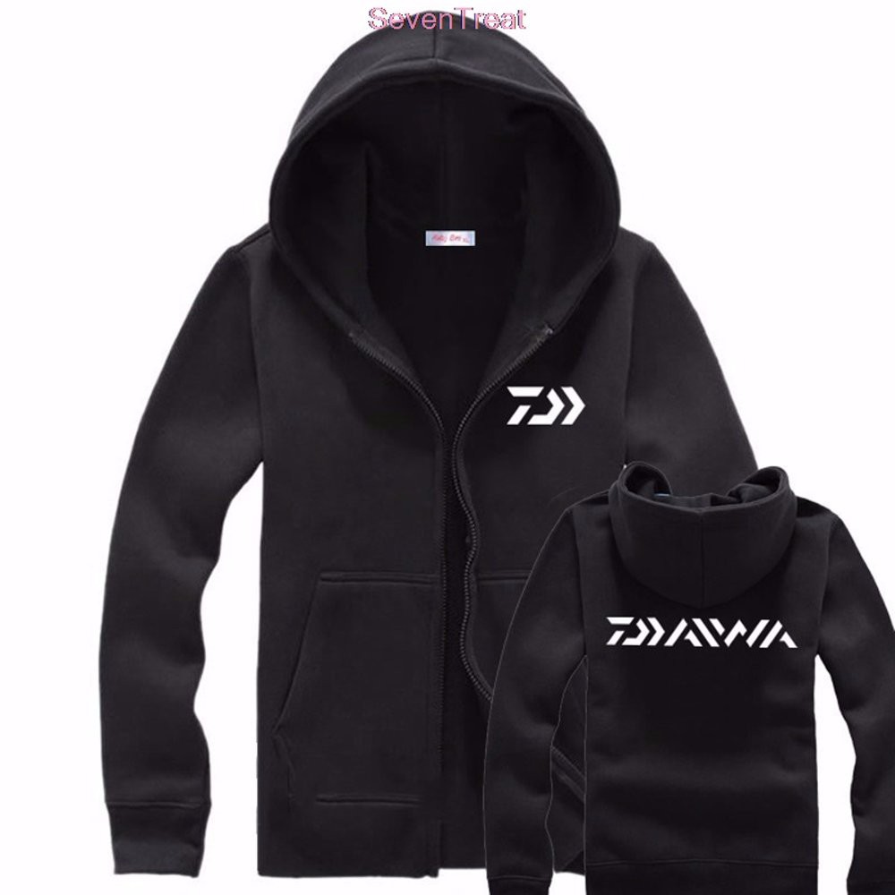 Jaket Sweater Zipper Hoodie Mancing Daiwa Exclusive