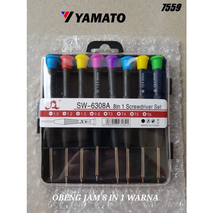 OBENG JAM 8 IN 1 WARNA SW-6308A