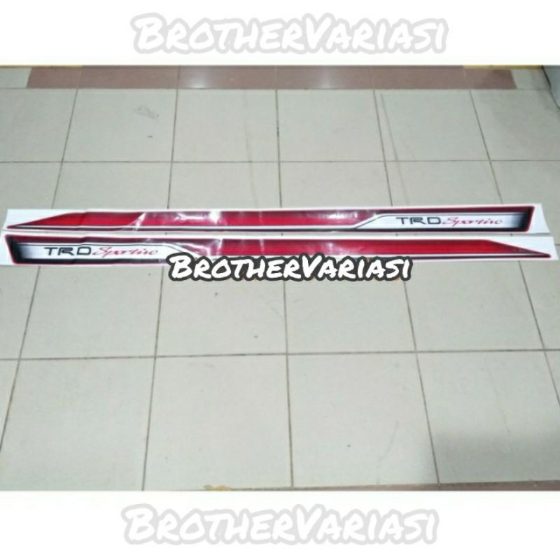 Stiker Body Samping Mobil Rush Lama