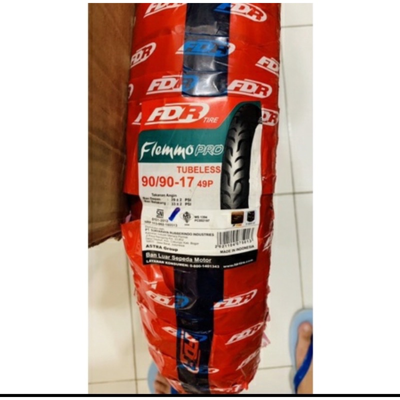 Ban Luar Motor FDR flemmo pro90 - 90 ring 17 Flemmo 49P Tunless - fdr flemmo series