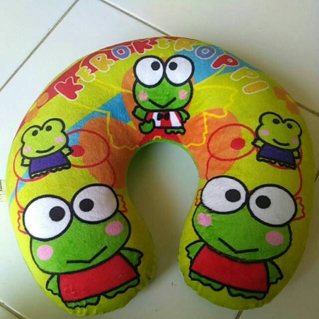 bantal leher keroppi