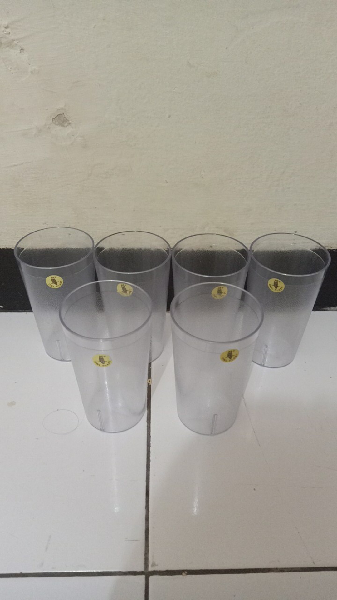 Gelas Cangkir Tempat Minum Owl 350 Ml Acrilik