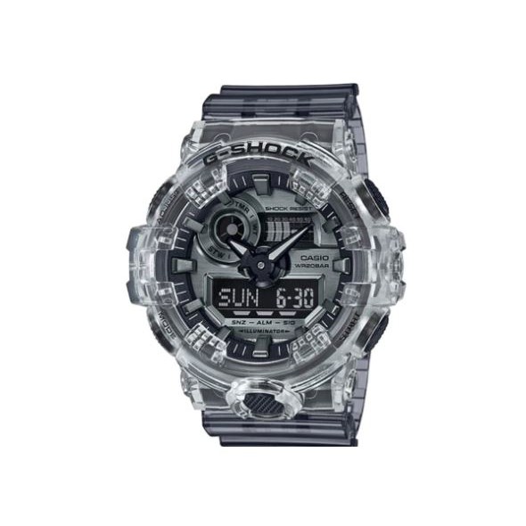 Jam Tangan Pria G-Shock GA-700SK Transparan Hitam Original