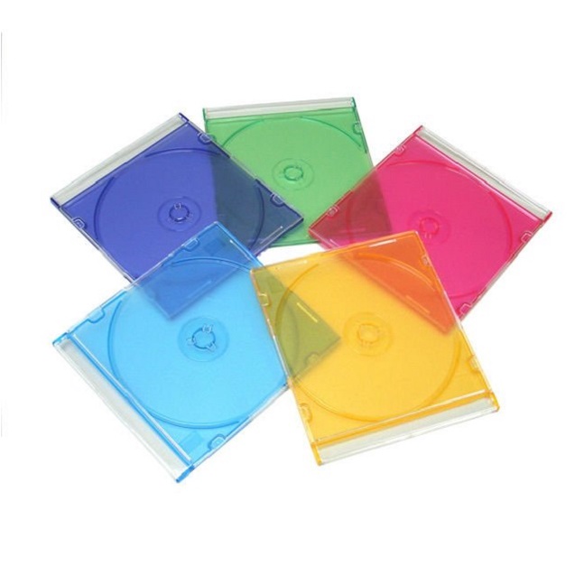 Casing CD Kotak CD Case CD Mini Slim Case 5.2MM - UNGU Isi 10 pcs  - 48914