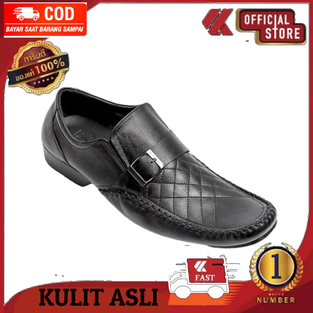 [COD] SEPATU PRIA COWOK KANTOR PANTOFEL DIJAMIN KULIT ASLI FORMAL PDH CIBADUYUT /BRODO