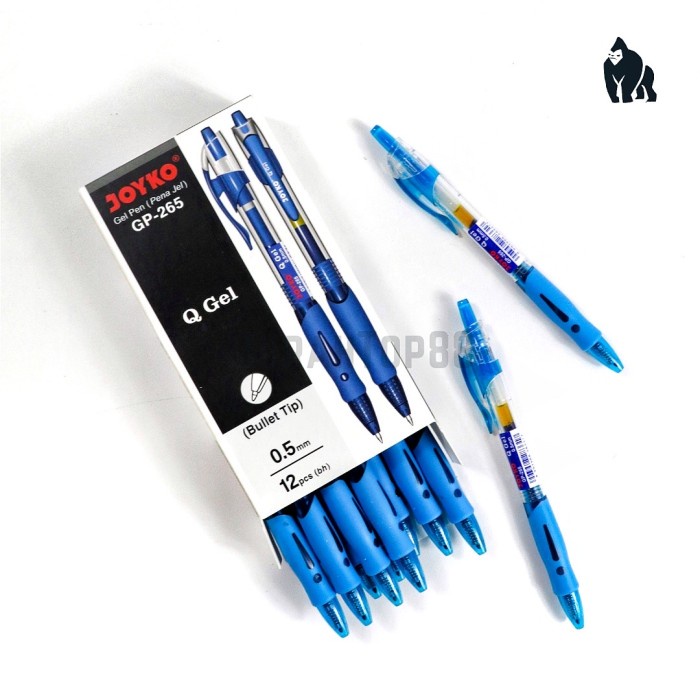 

Hemat [12 Pcs] Pulpen Joyko Gp-265 Q Gel Pen / Ballpoint Bolpen Pena 0.5 Mm Limited