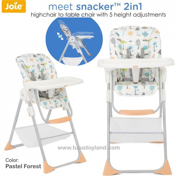 Joie meet Snacker 2 in 1 Highchair 2in1 baby high chair kursi makan anak bayi