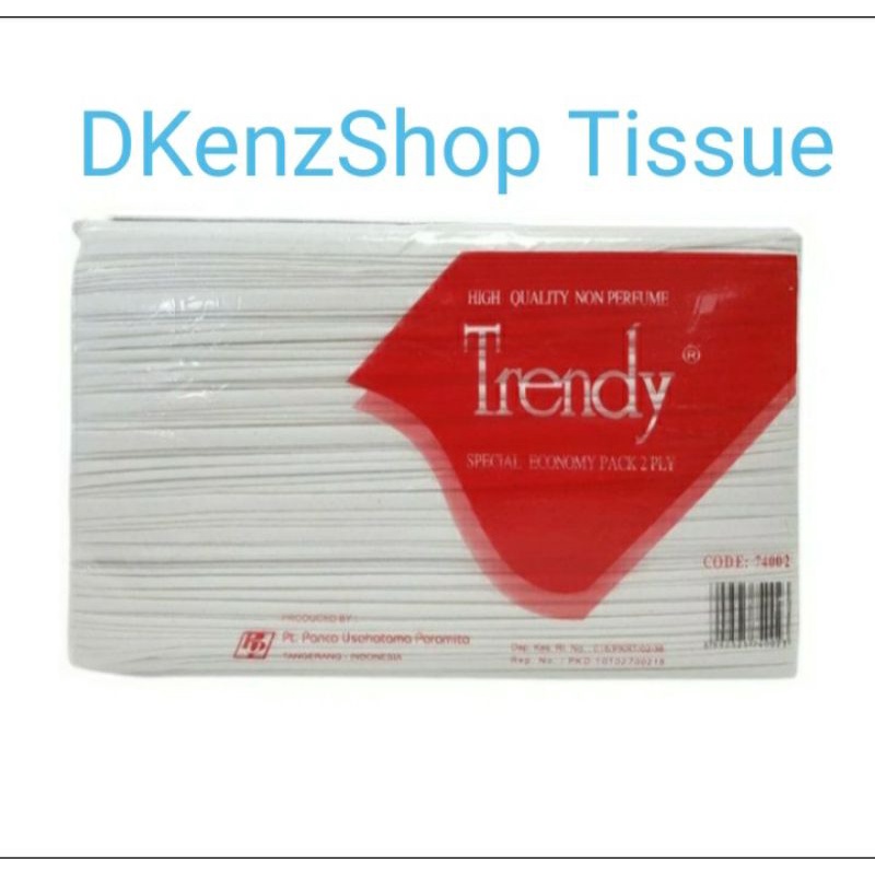 Tissue Special economy merk Trendy Merah isi 450 lembar