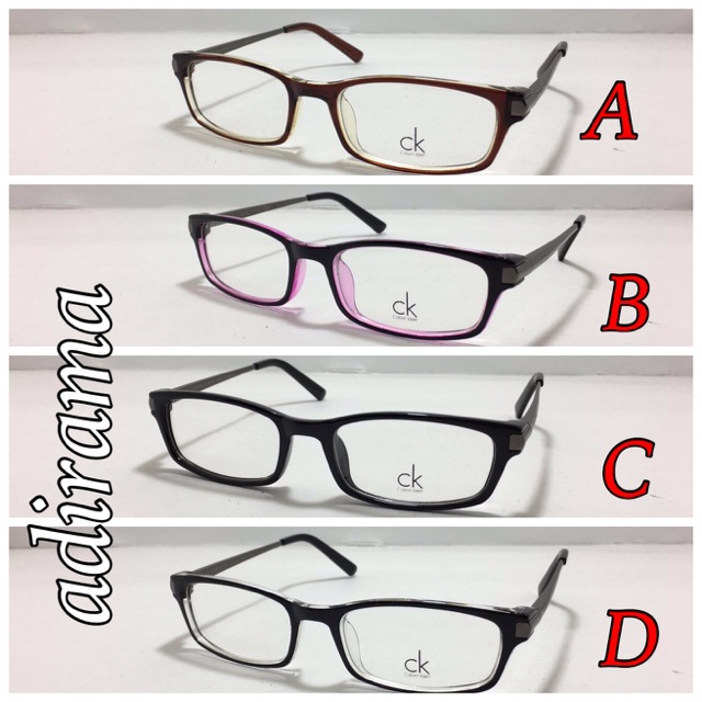 Paket hemat free lensa frame ck 7210 fashion pria dan wanita