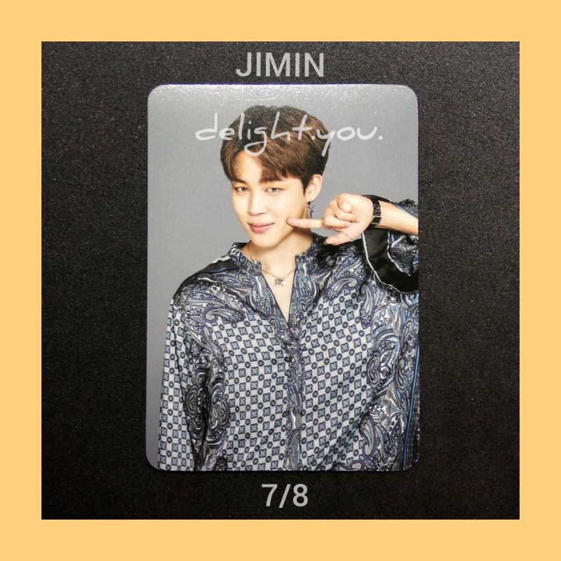 「READY」BTS - JIMIN JAPAN 5TH MUSTER OFFICIAL MINI PHOTOCARD 07