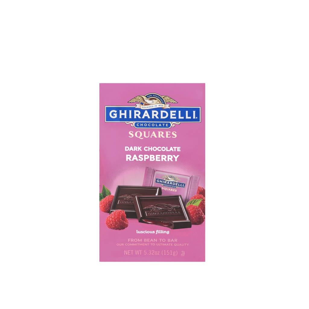 Jual GHIRARDELLI Squares Dark Chocolate Raspberry [151 gr] Shopee