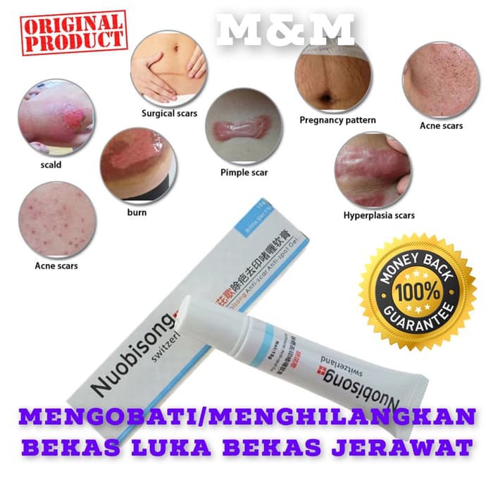 Theraskin Acne Cream - Penghilang Bekas Jerawat - Serum Vege Original Nuobisong Anti Spot And Scar