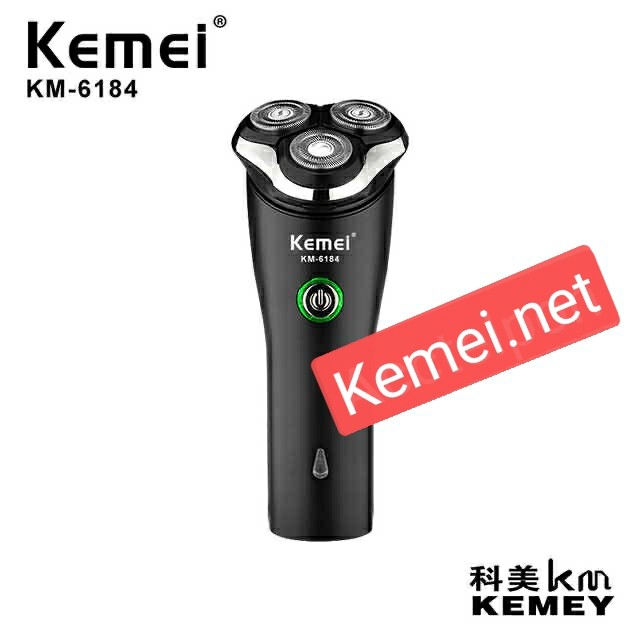 Kemei KM-6184 Electric Shaver Men Beard Clipper USB Rechargeable