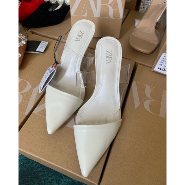 SEPATU  HEELS ZARA -158 Vinyl Mules
