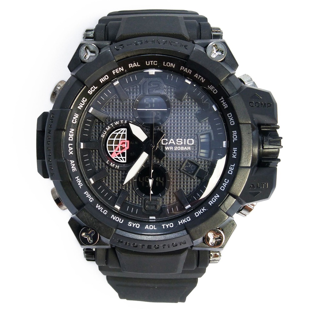 COD Jam tangan Doubletime Pria G-Shock JG - 2052 Globe