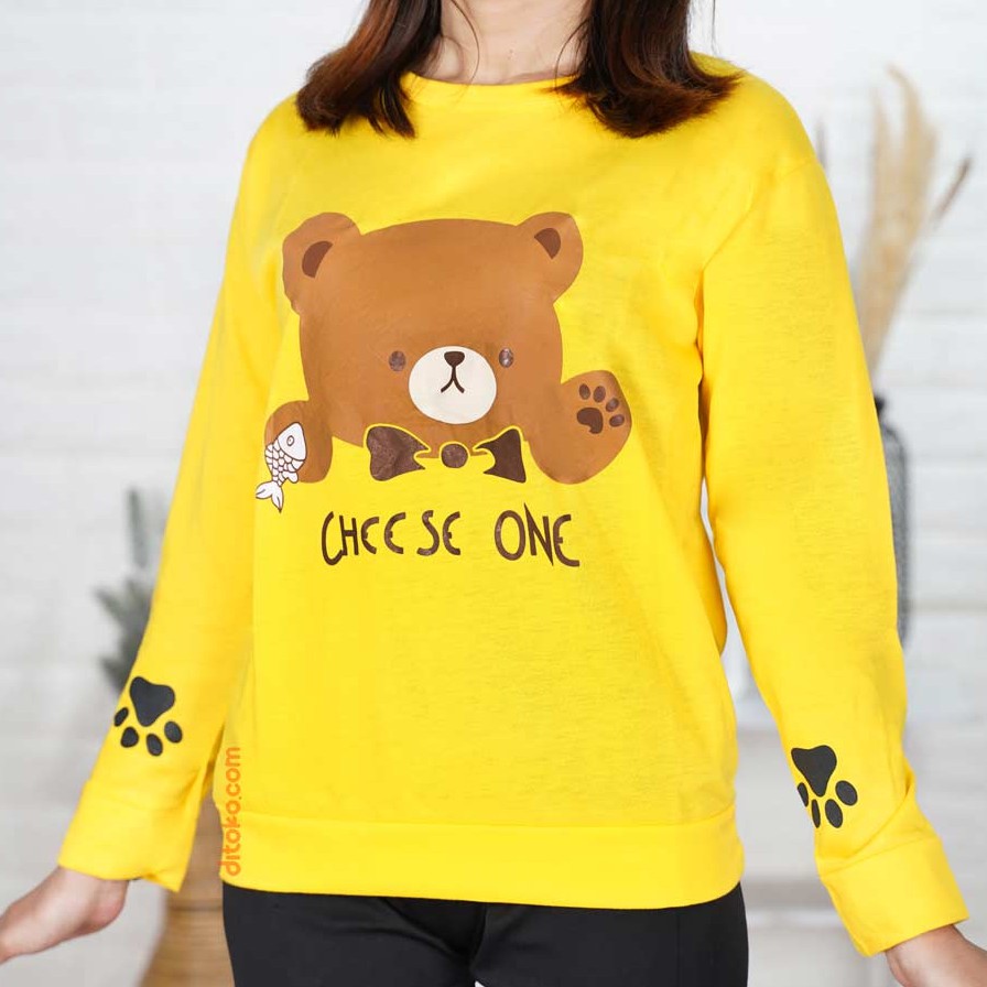 Bess - Sweater Lengan Panjang Murah / Sweater BEAR ONE