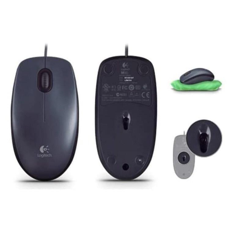 Logitech M90 full size corded mouse M 90