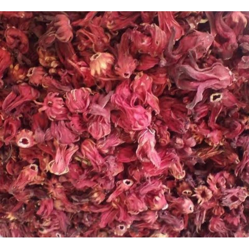 

Herbal Bunga rosela merah kering kemasan 250gram