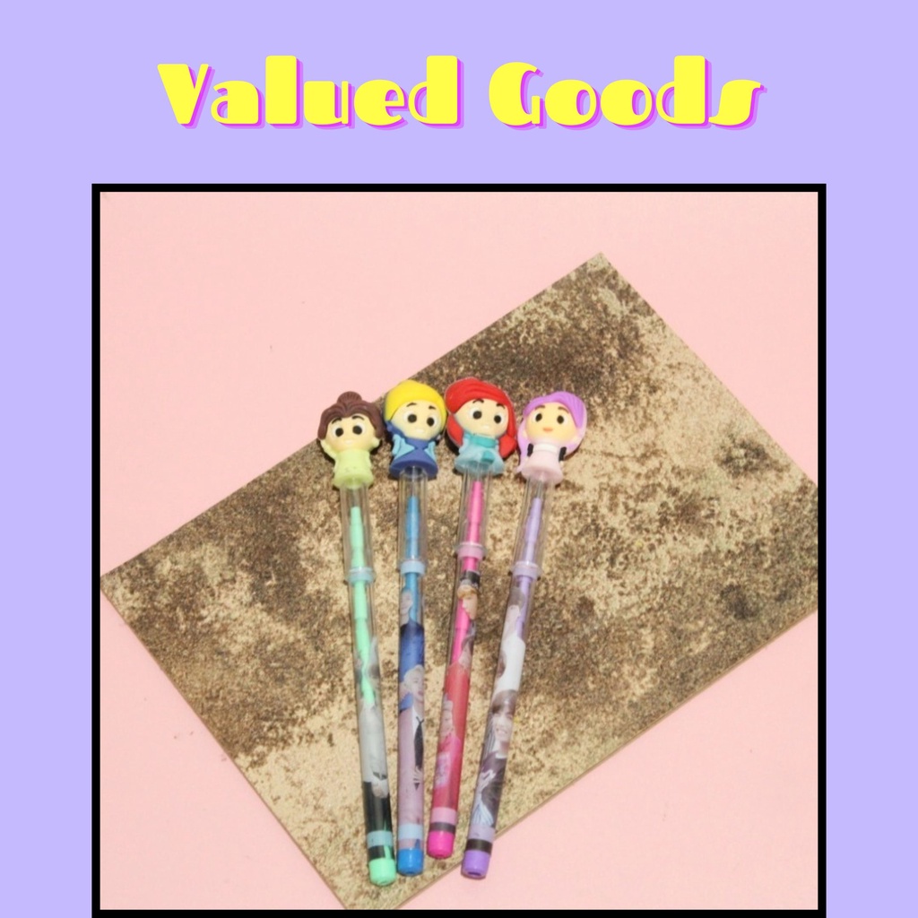 

Pensil Susun Princess - ARIEL CINDERELLA SNOW WHITE RAPUNZEL RANDOM - bullet pencil tebal ujian unik murah alat tulis kerja kantor sekolah hadiah anak stationery cute putri disney