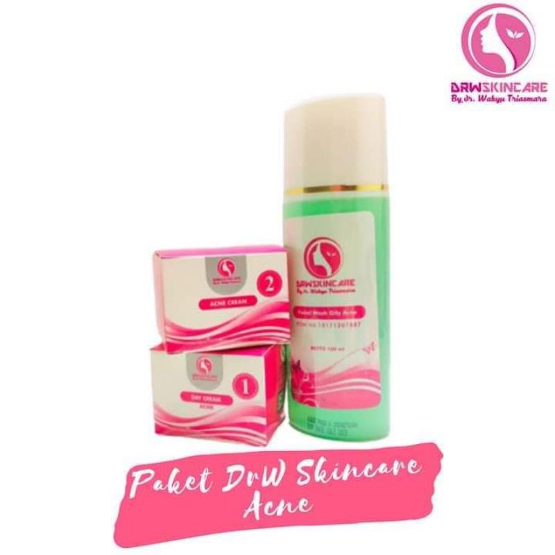 paket acne cream drw skincare
