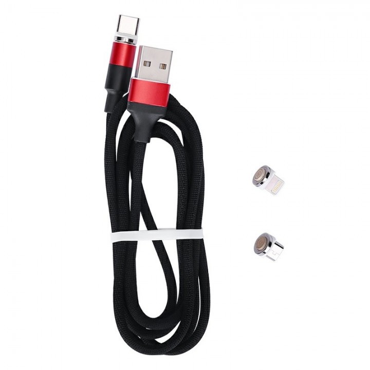 LS-X29 - 3 in 1 Magnetic USB Charging Cable - QC3.0 Support - 1.2M